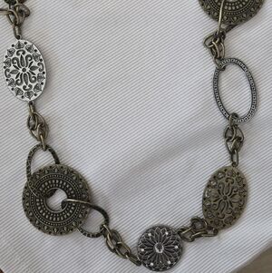 Premier Design, Brass and Silver-Tone Necklace